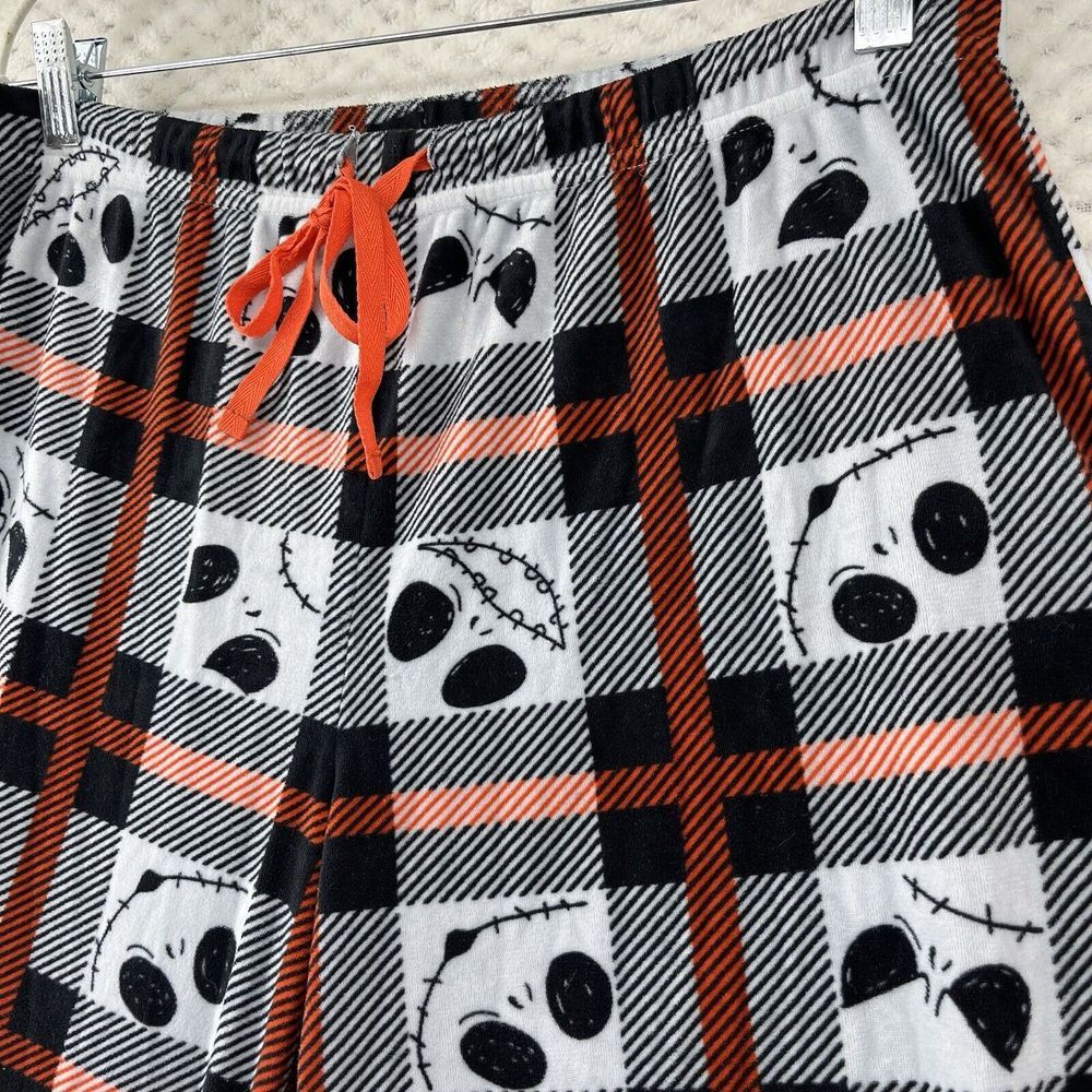Disney Nightmare Before‎ Christmas Pajama Pants Plaid Jack Skellington M - Picture 2 of 8